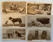DE RESZKE CIGARETTE CARDS: 6x REAL PHOTOGRAPHS CARDS