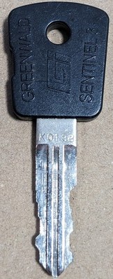 GREENWALD SENTINEL 3 KEY PART #GW91-2000-19 CODED K0133