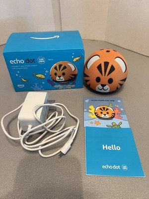 Amazon Echo Dot Kids Edition (4th Gen.) Smart Speaker Tiger B7W64E