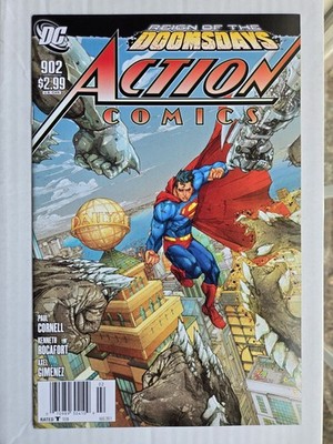Action Comics #902 Newsstand 1:50 Rare 840 Copies Doomsday App Superman DC 2011