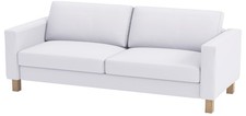 Sofa Cover Only. Durable Cotton Karlstad Three Seat (Not Loveseat) Sofa Cover...