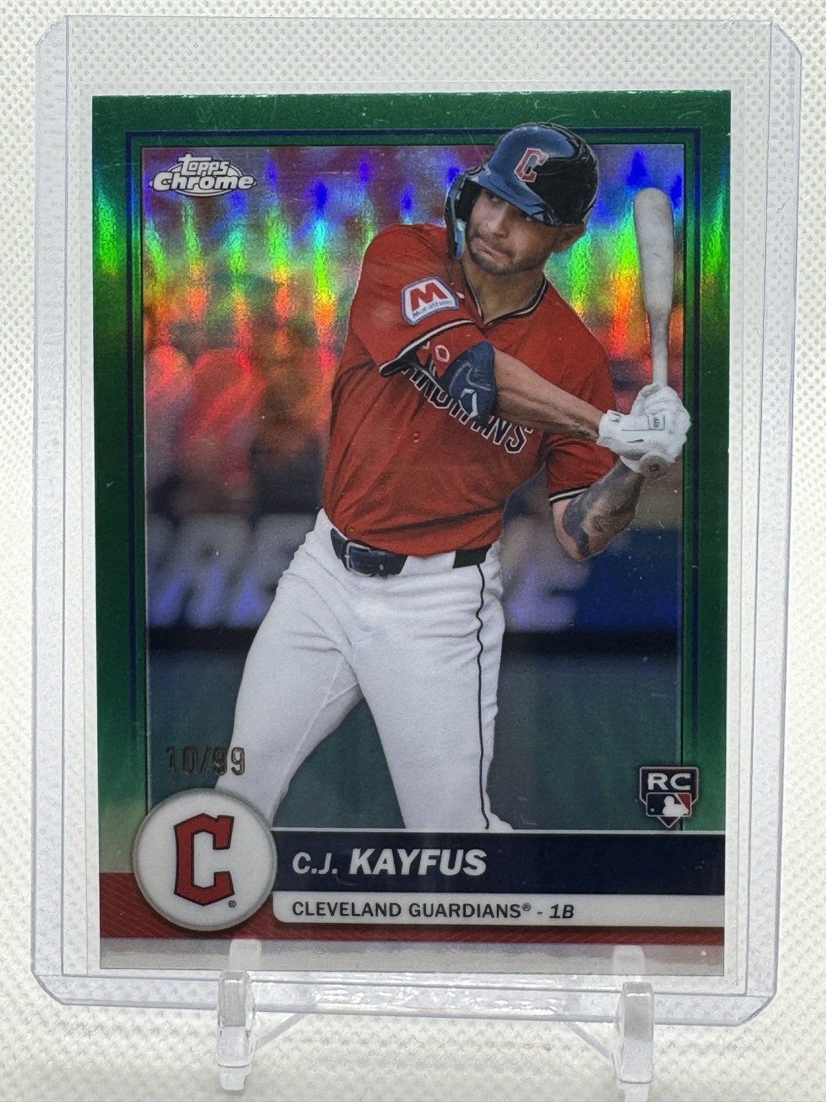 Topps 2026 Chrome Flagship C.J. Kayfus #64 Rookie 10/99 Cleveland Guardians