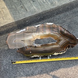 Very large Brazilian agate slab