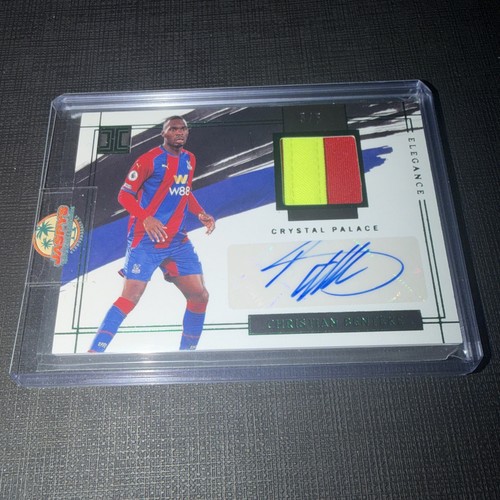 2021-22 Impeccable Soccer Christian Benteke Elegance Match Worn Patch Auto 5/5 !
