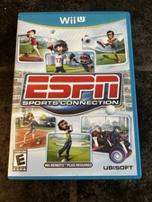 ESPN Sports Connection (Nintendo Wii U, 2012) Complete With Manual