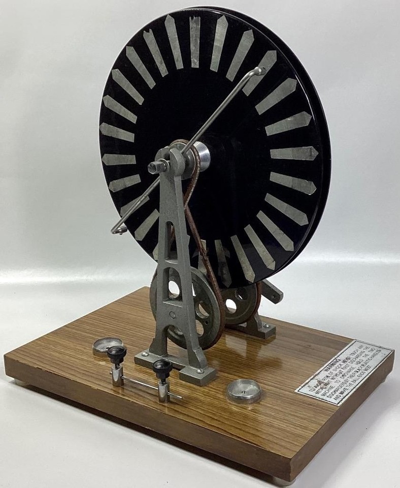 vintage WIMHURST Electrostatic Generator Influence MACHINE 8pix