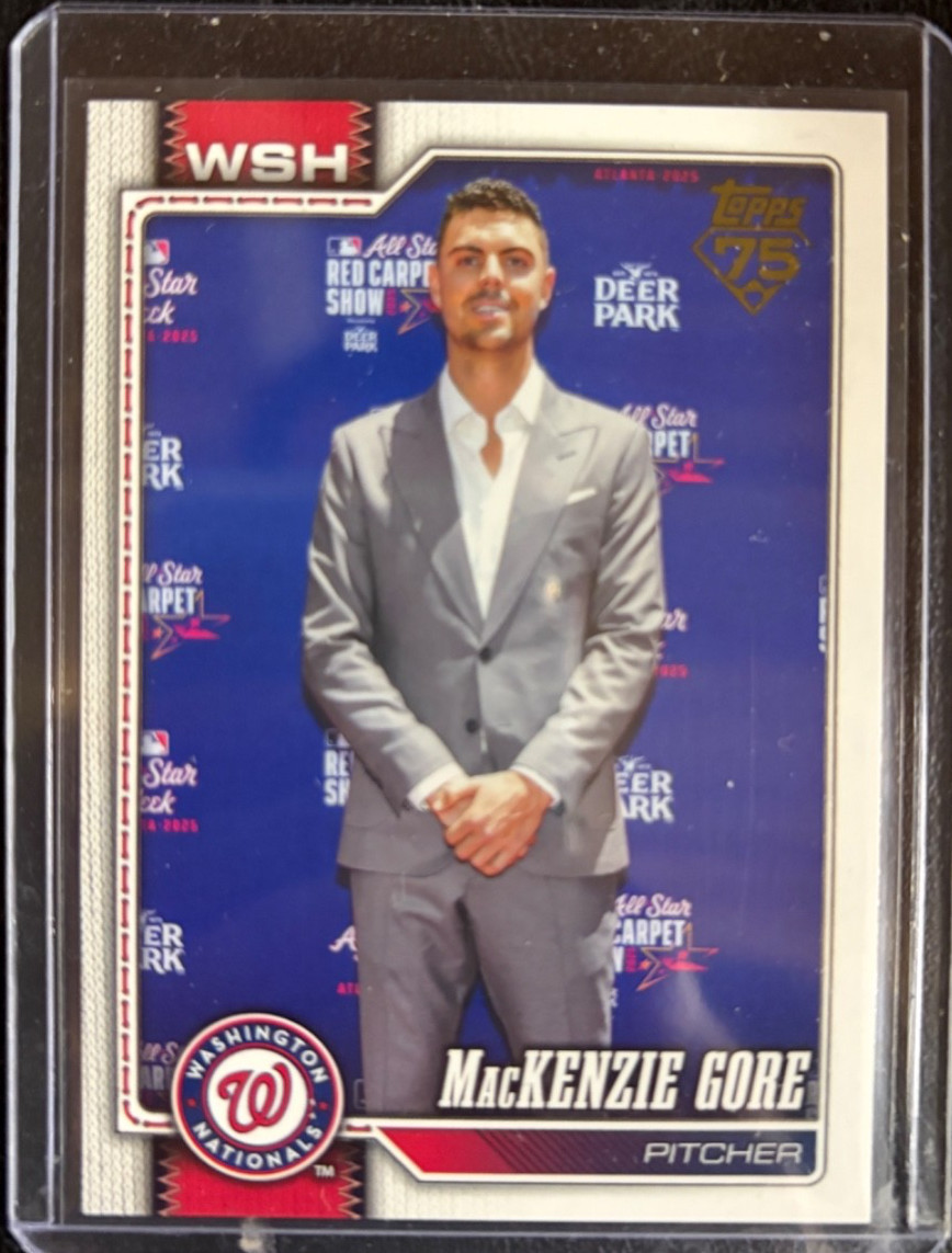 MACKENZIE GORE 2026 Topps Series 1 #14 Golden Mirror Variation SSP