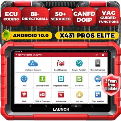 LAUNCH X431 PROS Elite PRO V PRO 5 OBD2 Diagnosegerät ALLE System ECU Key Coding