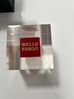 NEW in Box WELLS FARGO 15 Years Anniversary Employee Service Acrylic Cube & Pin — photo 5