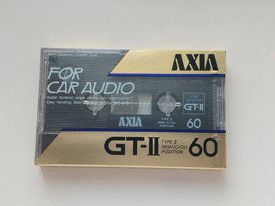 AXIA GT-II 60 Tape Cassette SEALED Japan Market