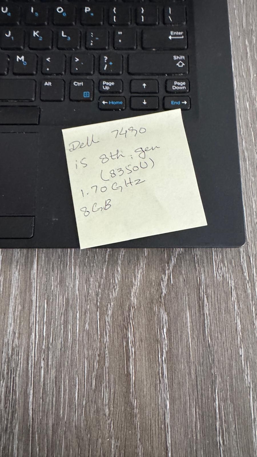 Dell Latitude 7490 Laptop with 16GB RAM