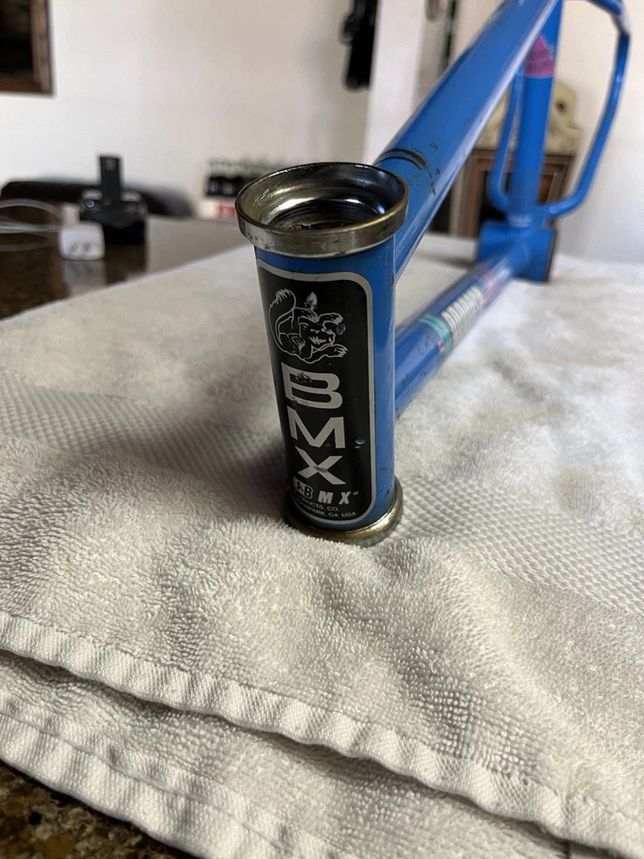 Cuadro Old School Vintage Blue Mongoose M1 BMX años 80 OG Vintage 20" 1986 Foto 2 de 4