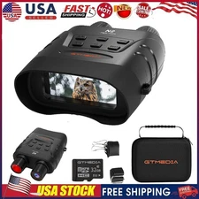 Night Vision Goggles 850nm IR Binoculars with 32GB TF Card Save Photo & Video