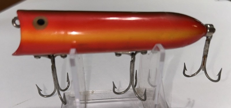 Antique Fishing Lure Vintage Tulsa Tackle 7-11 Rainbow