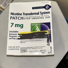 Nicotine Transdermal System Patch Kit 7 mg 14 Patches Lot of 2 Exp 02/27