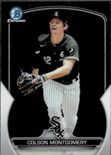 2023 Bowman Chrome Prospects Base Colton Montgomery BCP-48 Chicago White Sox
