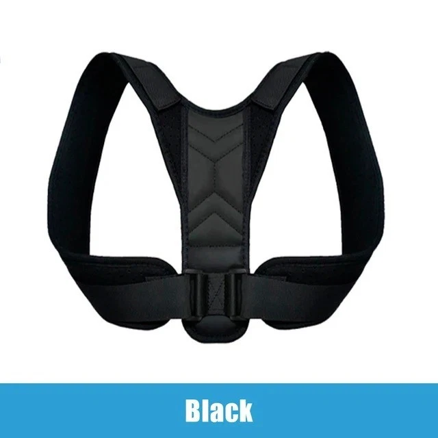 Posture Corrector Adjustable Back Brace Shoulder Support Clavicle Belt Men Women - Image 2 of 4