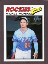 2026 Topps Heritage SP Mickey Moniak #400 Colorado Rockies