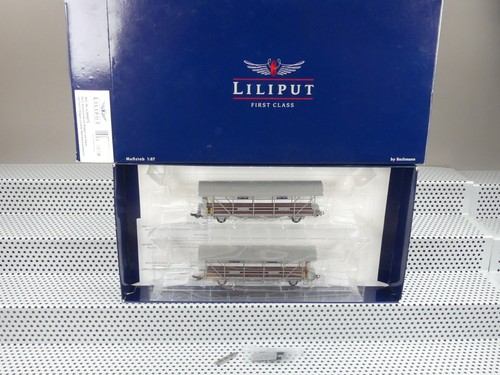Liliput 240075 BLS-Autotransport Set Güterwagen Wagen H0 DC Gleichstrom | Condition: Gebraucht