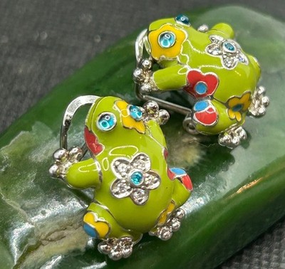 Belle Etolie Glücksfrosch Ohrringe