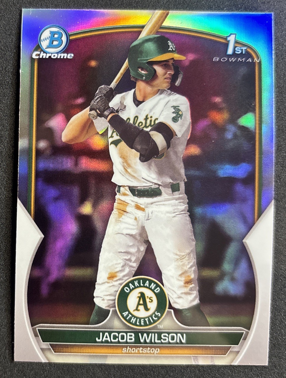 2023 Bowman Draft - Chrome Jacob Wilson #BDC-121 Refractor (RC)