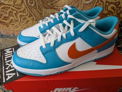 BRAND NEW NIB Nike Dunk SB Low Size 13 Miami Dolphins DS Pro Lo PRM