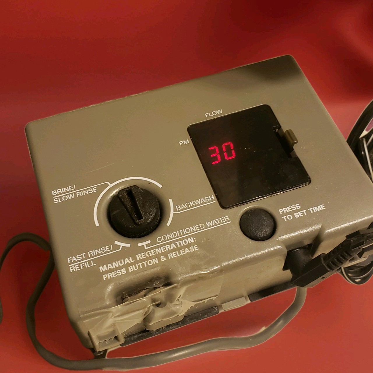 Autotrol 255 Water Softener Metered Control Valve 460i timer. No power ...