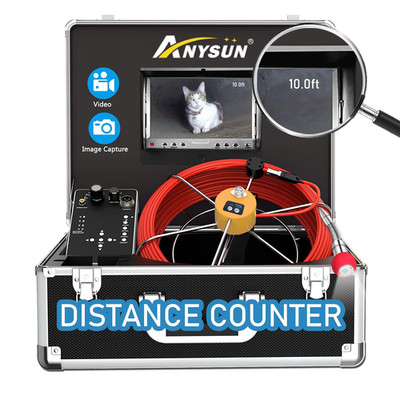 Sewer Camera Pipe Inspection  Waterproof IP68 Plumbing Camera with DVR Recorder
