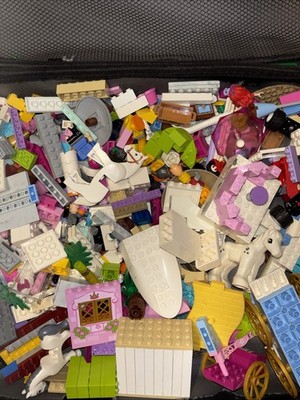 4 lbs Loose Mixed Lego Bulk Bricks Assortment Lot