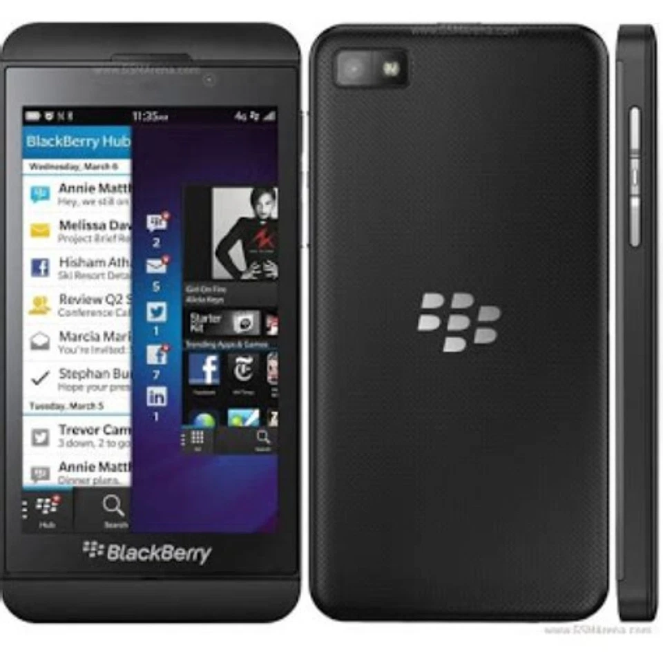 BlackBerry Z10 - 16GB - Schwarz - Ohne Simlock - Smartphone - Bild 1 von 1