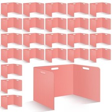 24 Pcs Desk Dividers for Students Plastic Durable and Waterproof Privacy Fold...