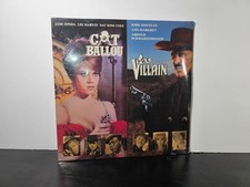 Cat Ballou The Villain Laserdisc LD NTSC Douglas, Fonda, Marvin, Arnold Sealed