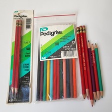 Vintage Empire Pencil Pedigree Color Pencils Mixed Lot Used Unused Made In USA