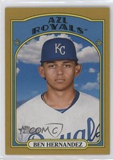 2021 Topps Heritage Minor League Edition Gold Border /18 Ben Hernandez #169 n0c