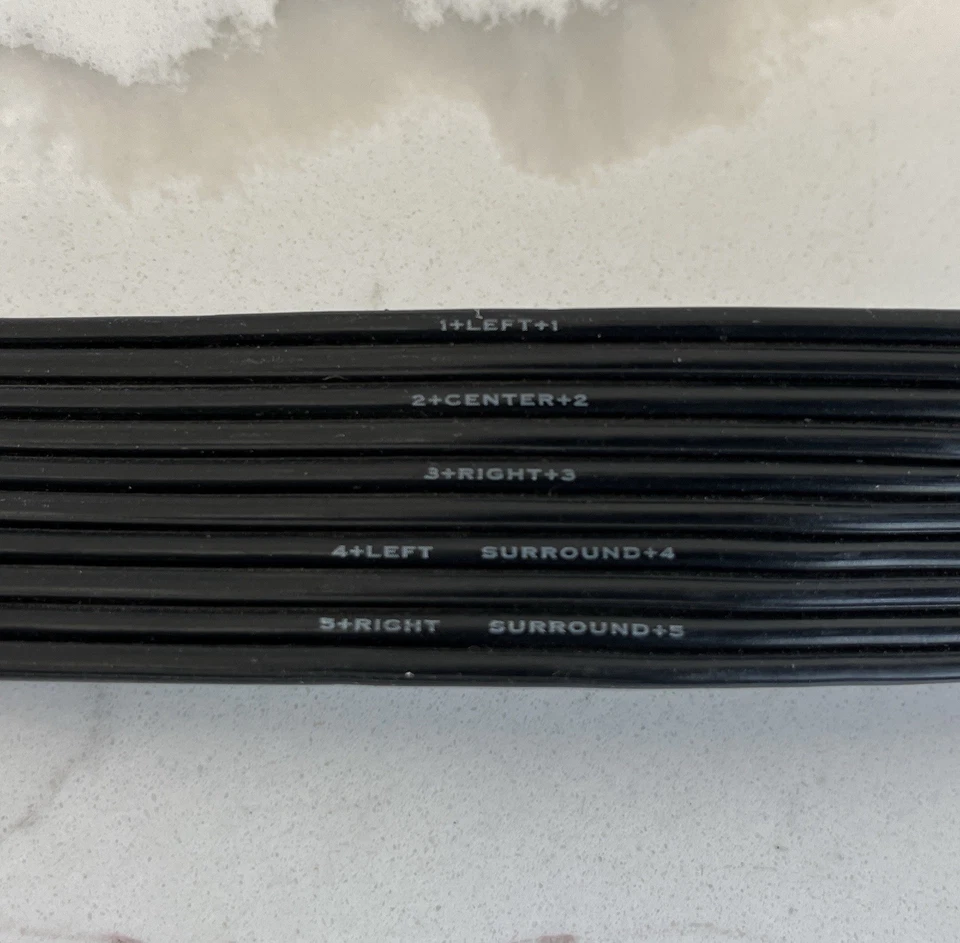 Bose Acoustimass 6/10 RCA to Bare Wire Series I II Input Surround Ribbon Cable - Image 4 of 4