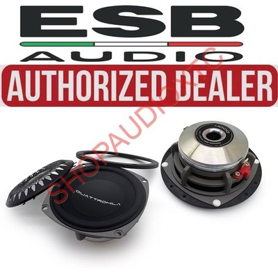 ESB AUDIO 4.75 3'' 100W RMS 4-OHM CAR AUDIO MIDRANGE SPEAKERS  OPEN BOX NEW