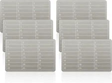 6 Plates Steel Wallet Crypto Cryptocurrency Seed Storage Crypto Wallet for Bitco