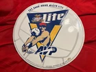 Vintage Miller light volleyball tin sign estate sale Find free shipping shipping