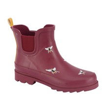 Wellington wellies short long wide ladies girls fashion ankle patterned 4-8