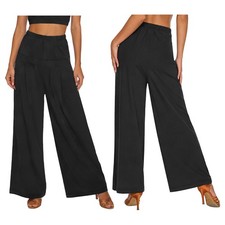 Women Trousers Lyrical Belly Dance Stage Performance Pants Worship Loose Party