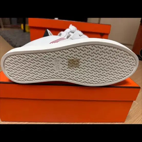 Hermes White Sneakers, New, Size 255 thumbnail 5