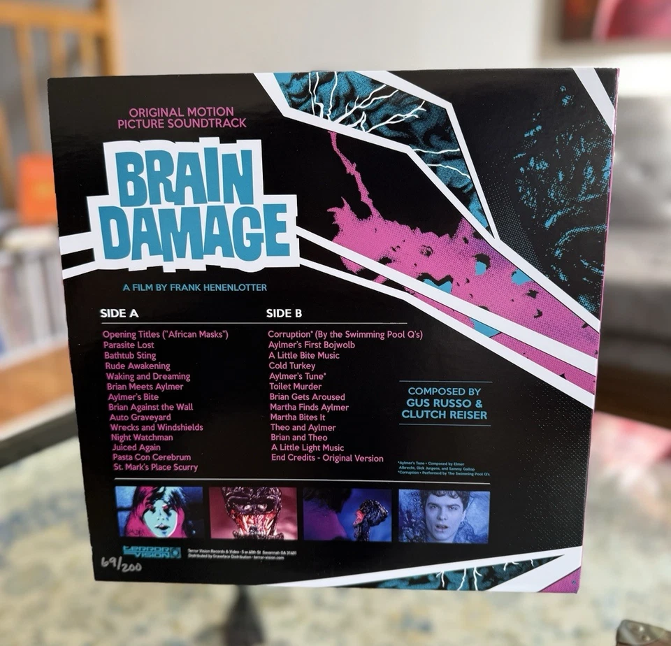 Brain Damage (Original Motion Picture Soundtrack) Vinyl Record 2017 Exclusive! - Image 2 of 4