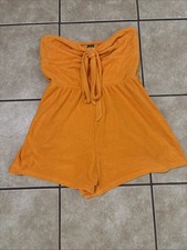 Wild Fable Orange Romper Size Med