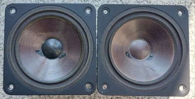 2x Quadral Tribun   Mitteltöner Lautsprecher 120mm x 120mm 8 Ohm 