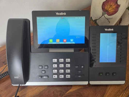 Yealink T57W VoIP Phone with EXP50 and power supply