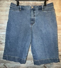 FDJ French Dressing Blue Jeans Shorts Women’s Size 16 Good Condition Vintage
