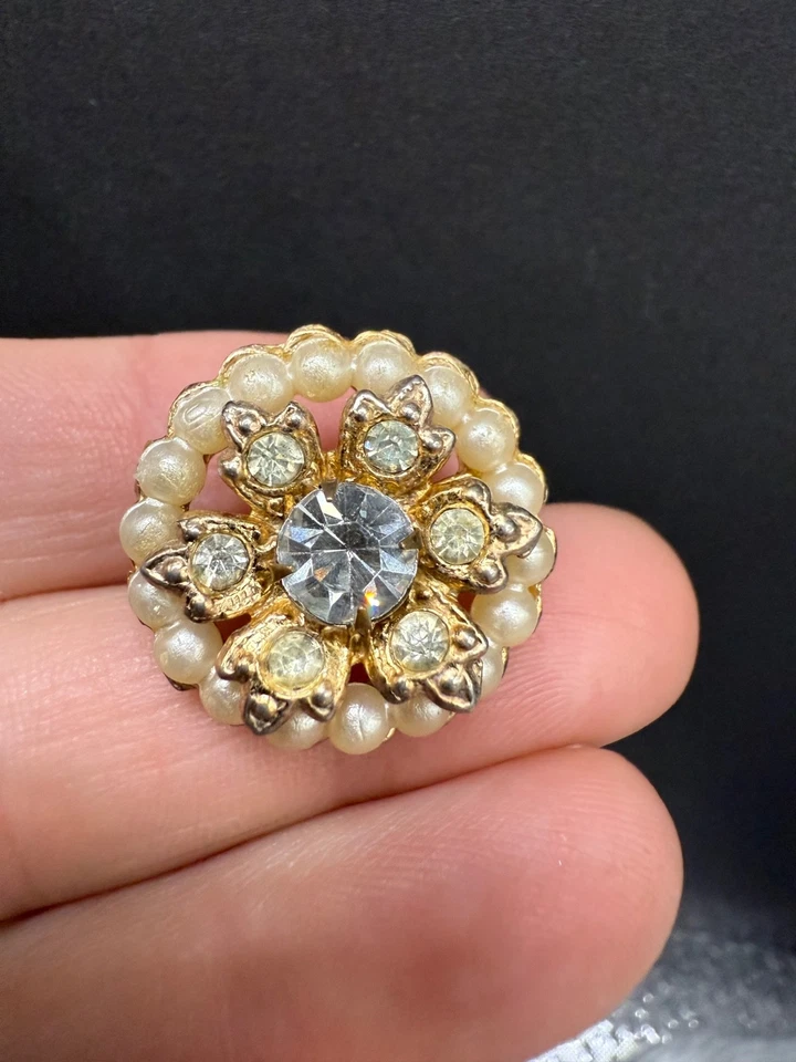 Vintage Brooch Lot Christmas Figural Enamel Rhinestone - Image 4 of 4