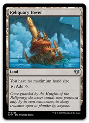 Reliquary Tower 425/1455 Commander Masters MTG