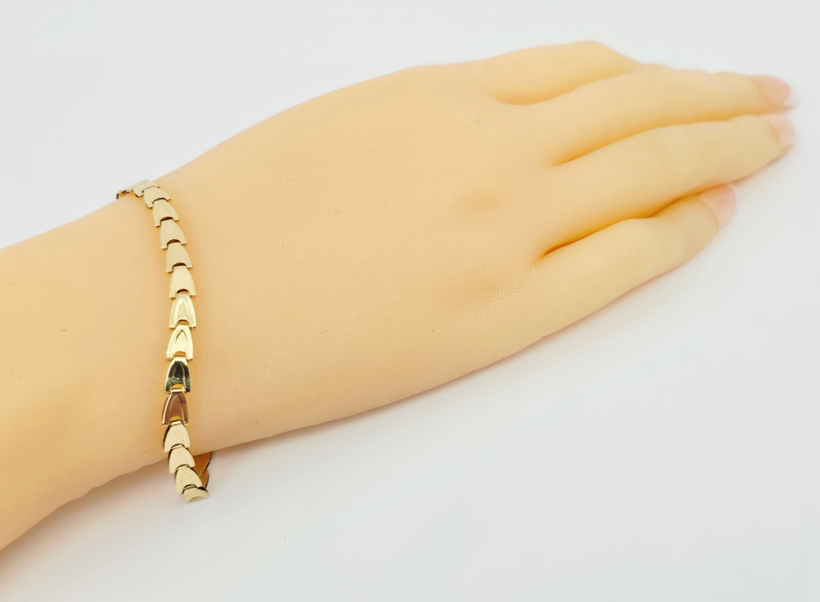 Unique 14K Solid Yellow Gold Custom Designer Tenn… - image 8