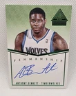 2014-15 Panini Paramount Penmanship Anthony Bennett Autograph Green #/5 Auto
